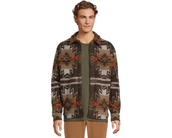 Куртка Faherty Doug Good Feather с флисовой подкладкой в стиле винтажных CPO