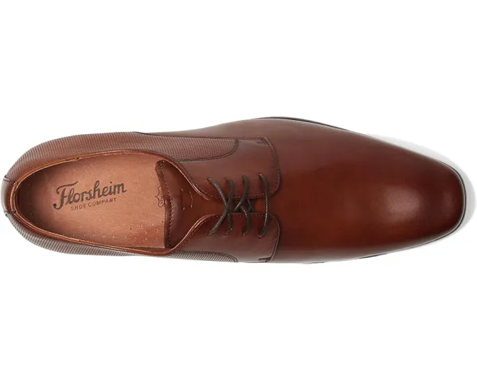 Туфли Florsheim Постино Plain Toe Oxford с квадратным носком из гладкой и перфорированной кожи