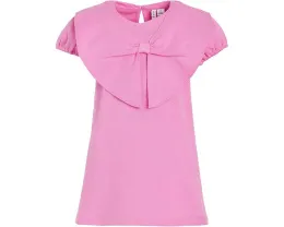 Платье из ткани понте Janie and Jack с большим бантом и длиной до колена