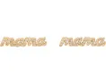 Серьги Mama Pave Studs с россыпью кубического циркония