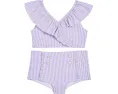 Купальник Retro Two-Piece с рюшами и защитой UPF 50+