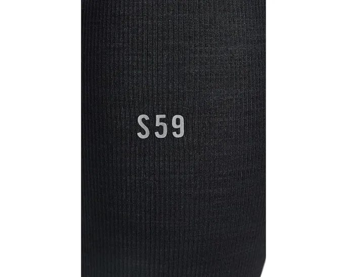 Леггинсы Splits59 Bailey High Waist Active Rib 7/8 с рельефной резинкой и полосатым поясом