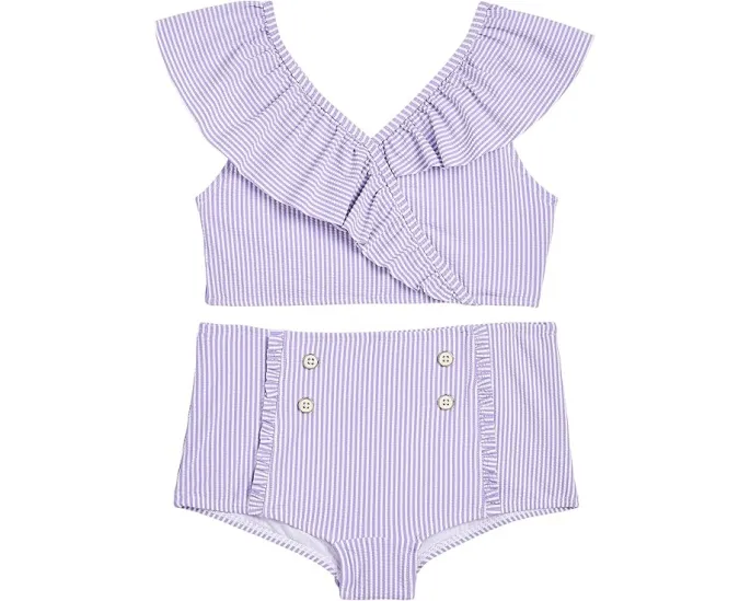 Купальник Retro Two-Piece с рюшами и защитой UPF 50+