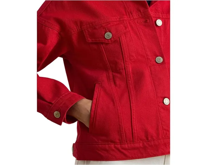 Джинсовая косуха Lauren Ralph Lauren клиновидного силуэта в стиле trucker