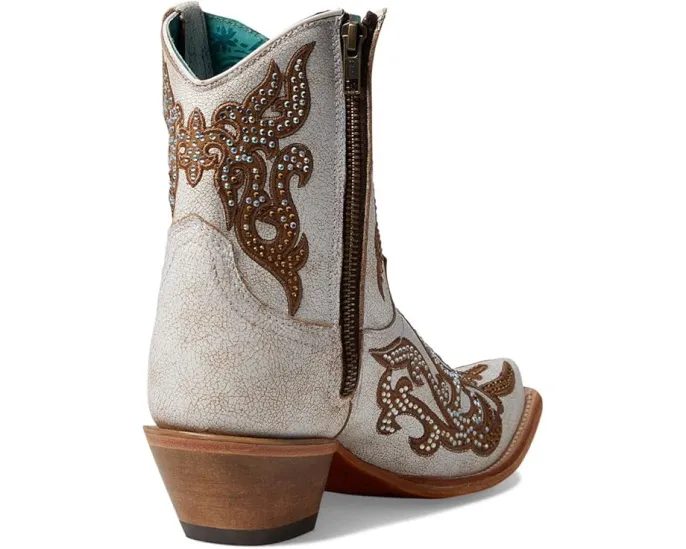 Сапоги Corral C4104 до щиколотки с вышивкой и кристаллами на молнии