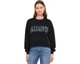 Худи Dash Lila Sweat от AllSaints вымытый черный цвет