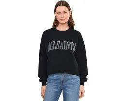 Худи Dash Lila Sweat от AllSaints вымытый черный цвет