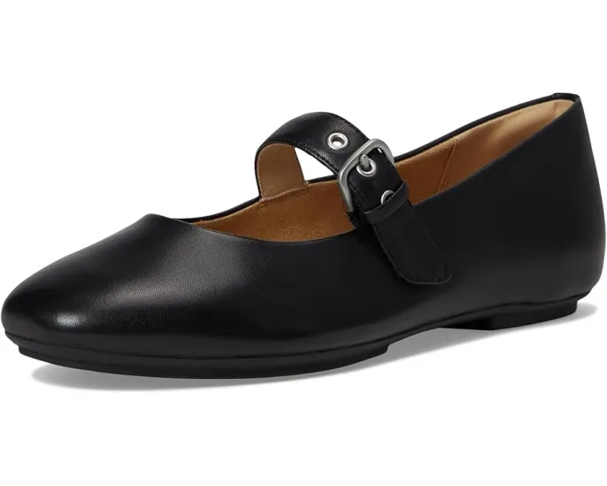 Туфли-марджи FitFlop Delicato из мягкой кожи наппа с пряжкой