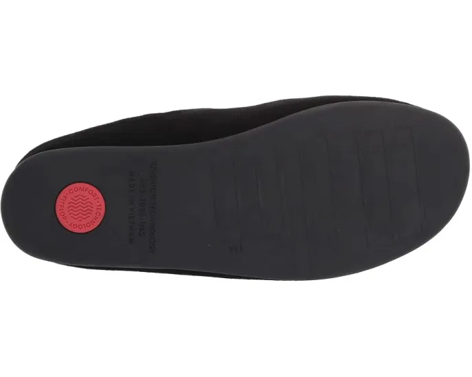 FitFlop тапочки Chrissie из замши с эффектной подошвой