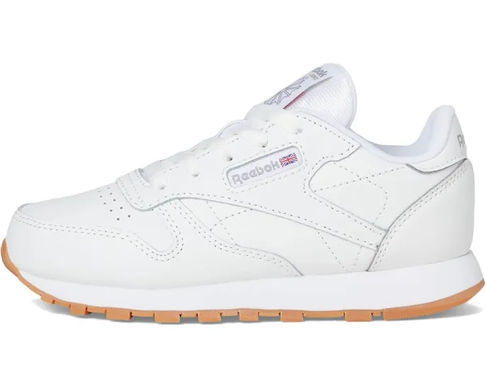 Кроссовки Reebok Classic Leather для детей с кожаным верхом и резиновой подошвой
