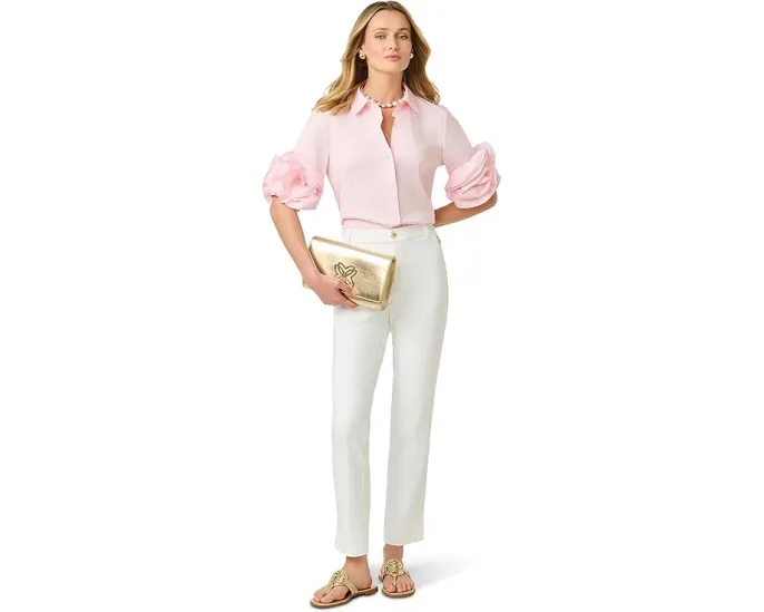 Рубашка The Flower Lilly с цветочными деталями от Lilly Pulitzer