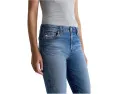 Джинсы AG Mari Mid Rise Slim Straight с зауженным кроем