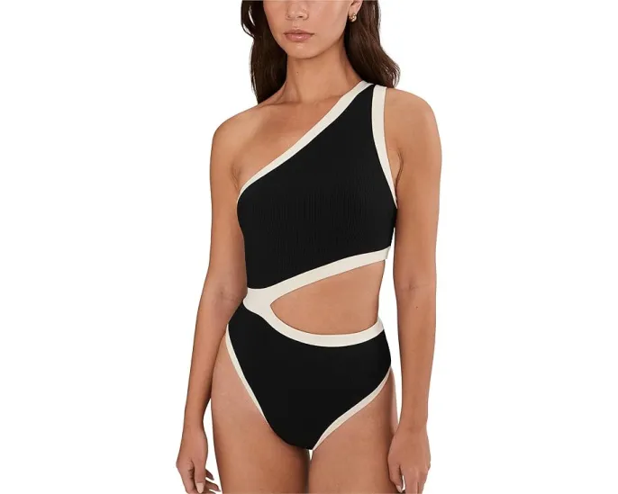 Цельный купальник Loren One-Piece Bitsy с асимметричным плечом