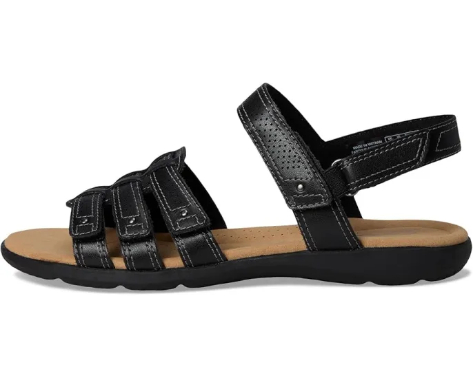 Сандалии Clarks Elizabelle Kay из мягкой кожи на липучке