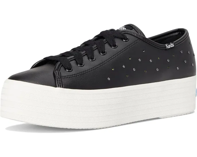 Кроссовки Keds Triple Up Leather на платформе с гелевой стелькой