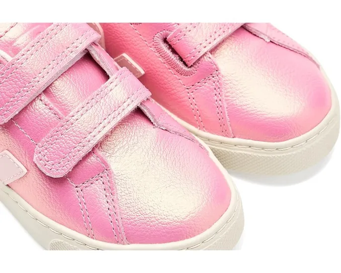 VEJA Kids Детские кроссовки Small Esplar из кожи и замши на липучках