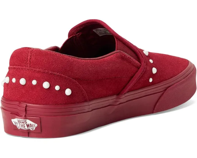 Классические слипоны Vans с вафельной подошвой и кантом