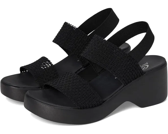 Босоножки Skechers Cali Day на платформе с плетеными резиновыми ремешками