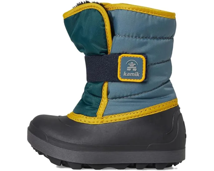 Зимние сапоги Kamik Snowbug 7 для малышей с искусственным мехом и экологичными материалами