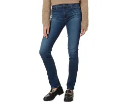 Джинсы AG Jeans Mari High Rise Slim Straight с высокой посадкой