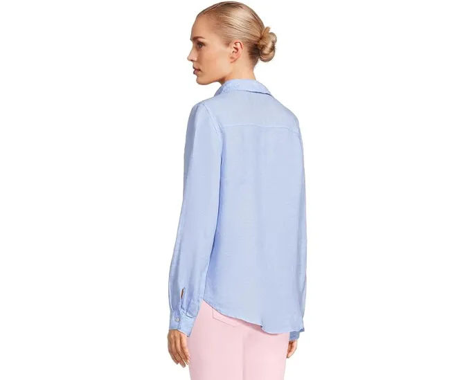 Рубашка Lilly Pulitzer Sea View из льна с длинными рукавами