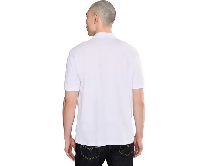 Поло Armani Exchange с блочным логотипом