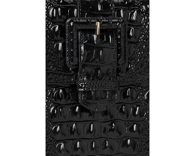 Сумка кроссбоди Brahmin Melbourne Small Hallie из кожи с откидным клапаном