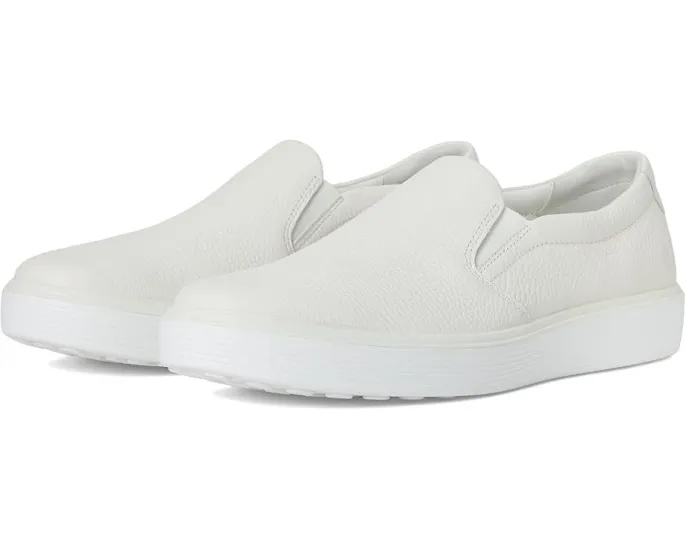 Кроссовки ECCO Soft 60 Slip-On с мягкой зернистой кожей