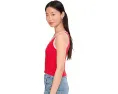 Топ Moxie Free People с круглым вырезом и ретро швом на спине