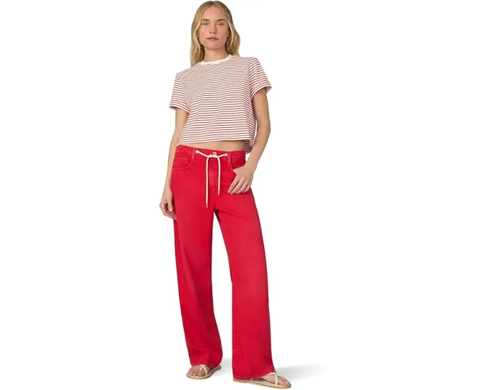 Joe's Jeans Брюки The Ryan Draw Cord с эластичным поясом на шнурке и высокой посадкой