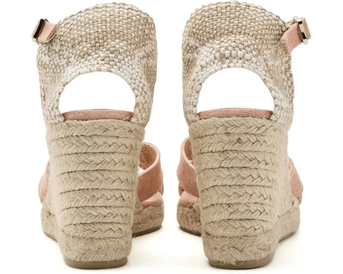 Босоножки CASTANER Bruna Wedge на танкетке из органического хлопка