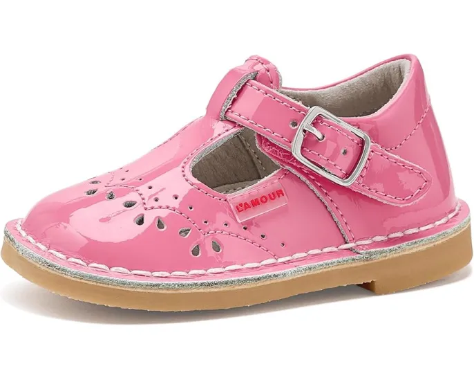 Сандалии L'Amour Shoes Kids Ruthie с перфорацией и застежкой на липучке
