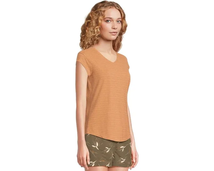 Футболка Royal Robbins Vacationer с V-образным вырезом и коротким рукавом