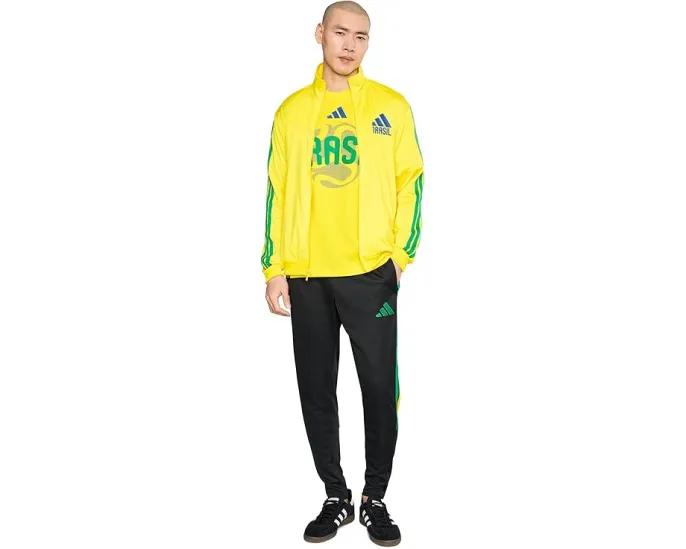 Олимпийка Adidas Brazil Olp ярко-желтая