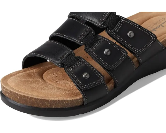 Сандалии Clarks Calenne Lily на трех ремешках с застежкой на липучке