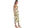 Платье-миди Rope-Print Georgette Halter Lauren Ralph Lauren с принтом канатов