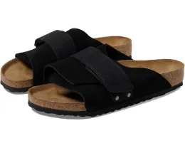 Сандалии Birkenstock Kyoto из замши с контурной стелькой и регулируемыми ремнями