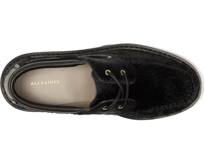 AllSaints Aastha лоферы на платформе с меховым верхом
