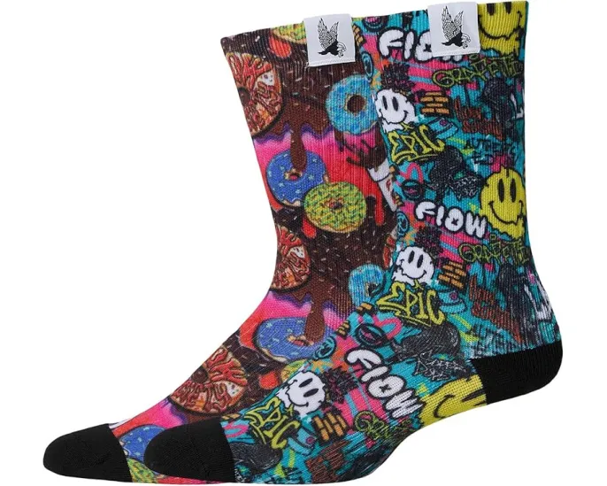 Набор носков FLOW SOCIETY Graffiti Lacrosse и Donut Flow из 2 пар