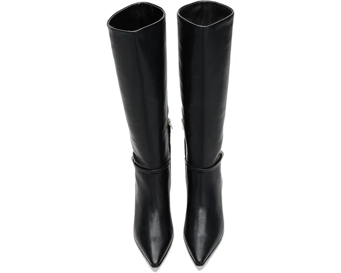 Высокие сапоги Madewell Eliza из кожи с пряжками на небольшом каблуке