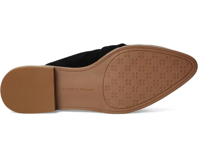 Мюли Lucky Brand Adenia из замши с узлом и резиновой подошвой