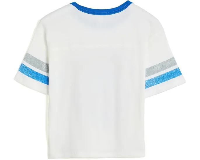 Футболка NFL Detroit Lions с полосатым ярмом Ringer Junk Food Clothing Kids