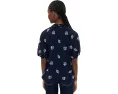 Топ CeCe Embroidered Seashell Raglan с вышивкой ракушек