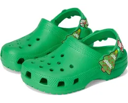 Детские кроксы Crocs Kids Classic Holiday Lights с подсветкой и регулируемым ремешком
