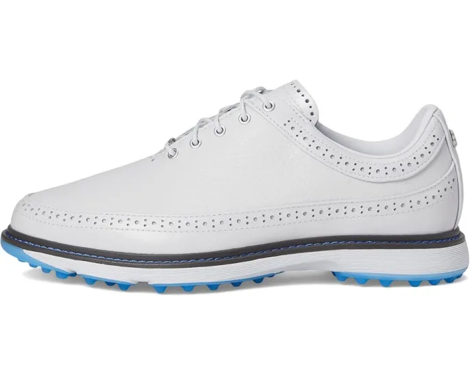 Кроссовки для гольфа Adidas MC80 без шипов с кожаным верхом и технологией Lightstrike + Boost