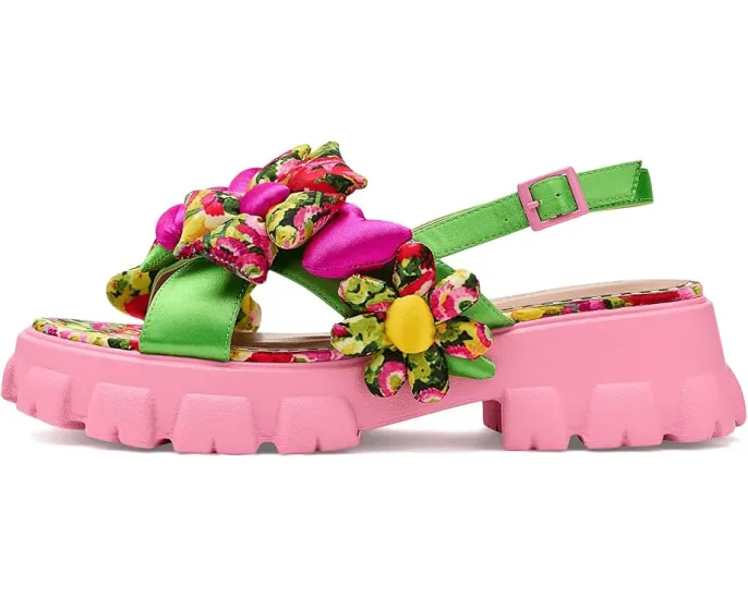 Босоножки Jeromy на каблуке с цветочными украшениями от Blue by Betsey Johnson