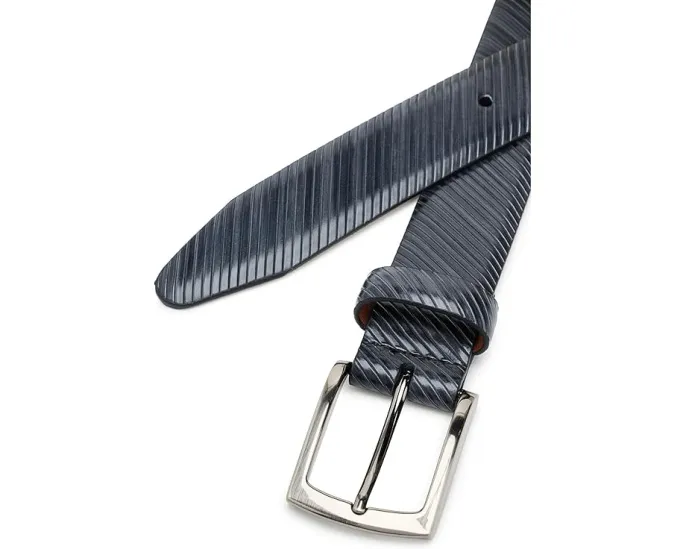 Кожаный ремень Johnston & Murphy Shadow-edged с темным кантом