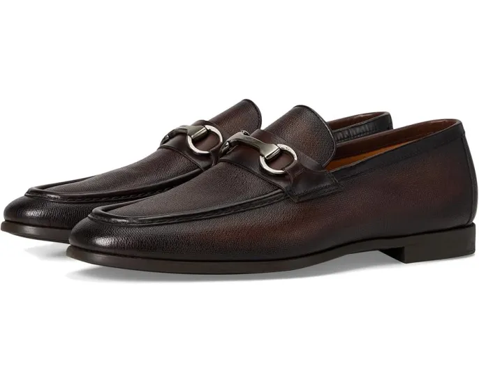 Magnanni Darien лоферы из текстурированной кожи с металлической деталью
