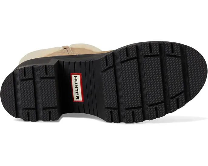 Водонепроницаемые ботинки Hunter Marisol из премиальной кожи с молнией