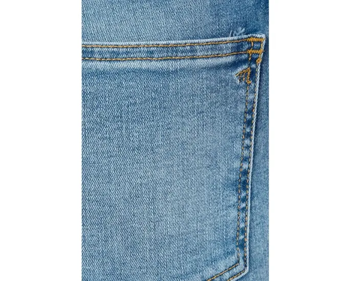 Укороченные джинсы Madewell The Short Stretch Flare Crop с расклешенным низом в цвете Coastal Blue